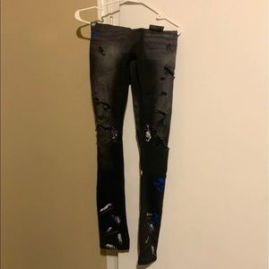 rue21 black skinny jeans size 30x32